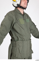  Photos Army Pilot in uniform 1 Army Pilot Green uniform jacket upper body 0008.jpg